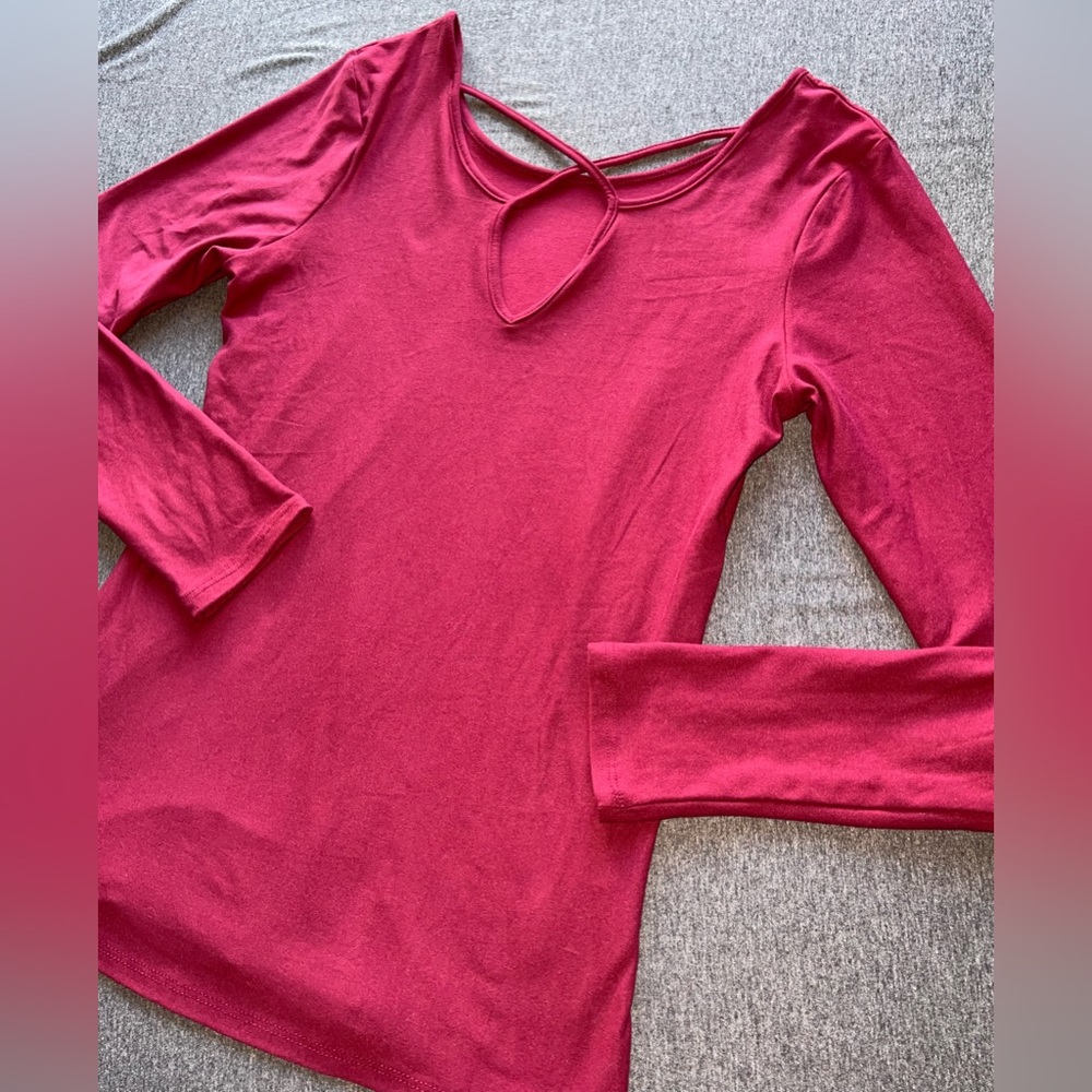 NWOT Daytrip Crimson Top